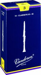 Clarinet reed Vandoren CR103 Clarinette Sib N3 x10