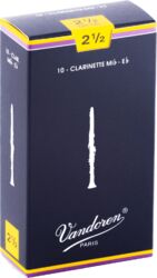 Clarinet reed Vandoren CR1125 Clarinette Mib Force 2,5 (Box x10)
