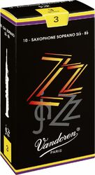 Saxphone reed Vandoren ZZ Saxophone Soprano n°2.5 x10 Box