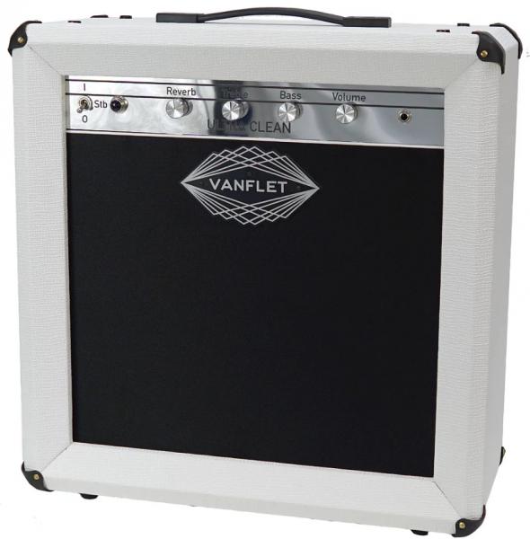 Vanflet Ultra Clean White Electric guitar combo amp