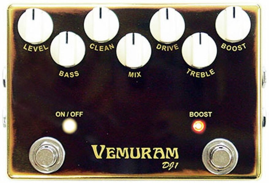 Vemuram Darryl Jones Dj1 Bass Overdrive/boost - Overdrive, distortion, fuzz effect pedal for bass - Main picture