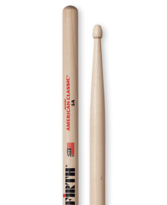 5AVG anti-slip Hickory VIC FIRTH 3 Paar paires sticks baguettes 5A VIC GRIP 