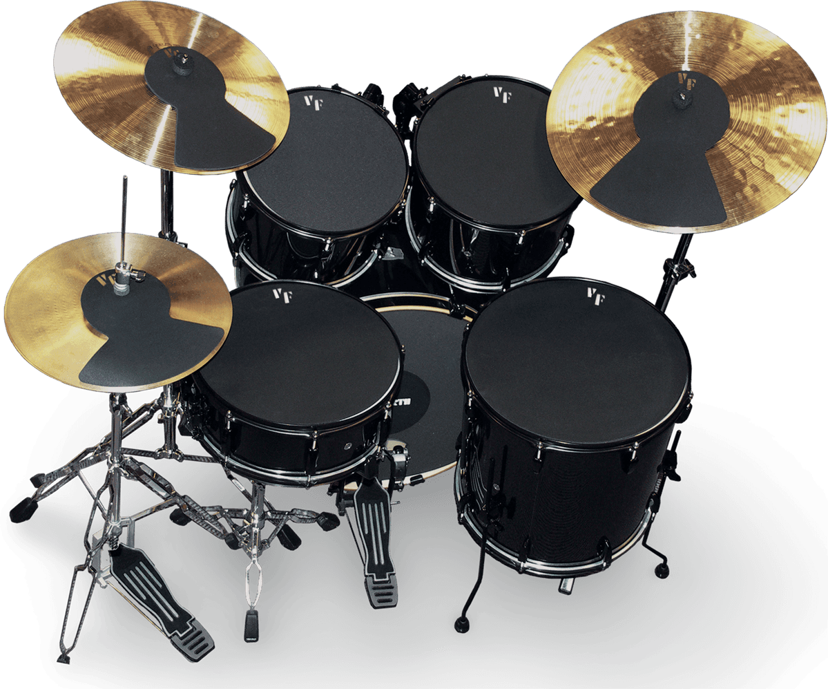 Vic Firth Sourdine Stage Rock 22/10/12/14/16 + Cymbales - Cymbals set - Main picture