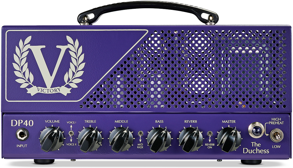 Victory Amplification Danish Pete Dp40 The Duchess Head 0,5/1,5/7/42w Purple - Electric guitar amp head - Main picture