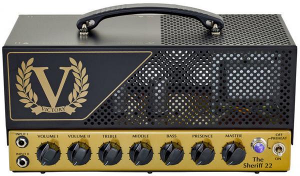 Electric guitar amp head Victory amplification Sheriff 22