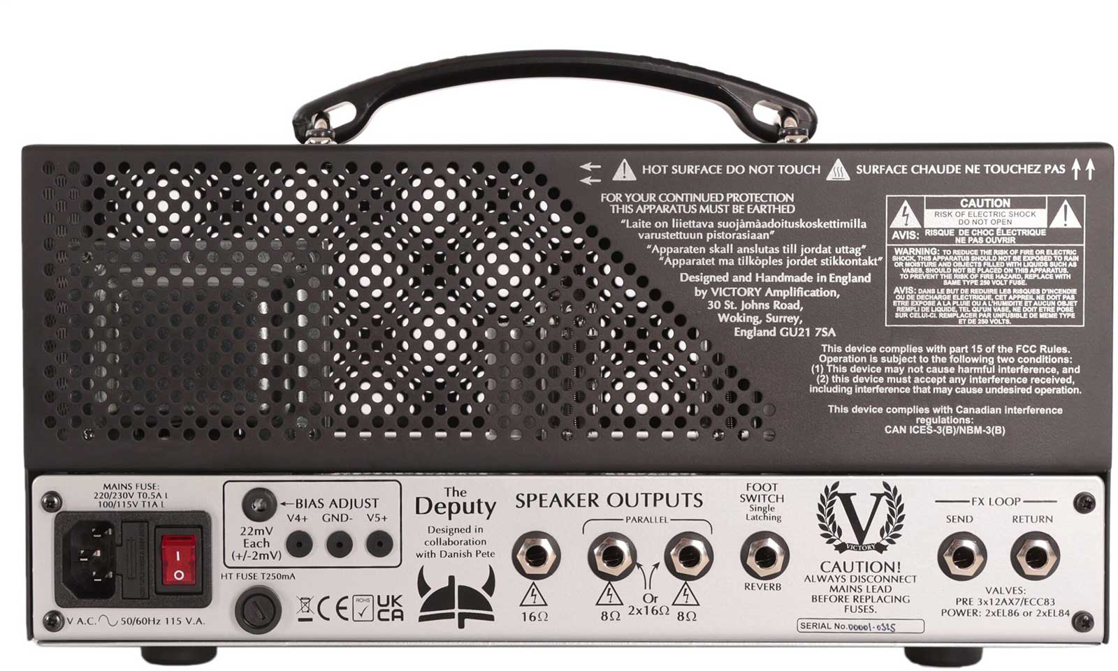 Victory Amplification The Deputy Lunch Box Head 25w El86/el84 - Electric guitar amp head - Variation 1