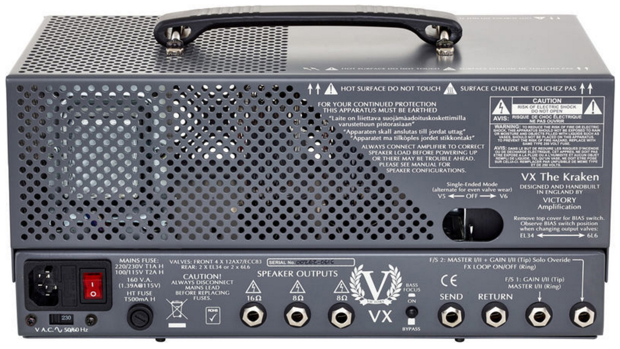 Victory Amplification Vx The Kraken Head - Electric guitar amp head - Variation 1