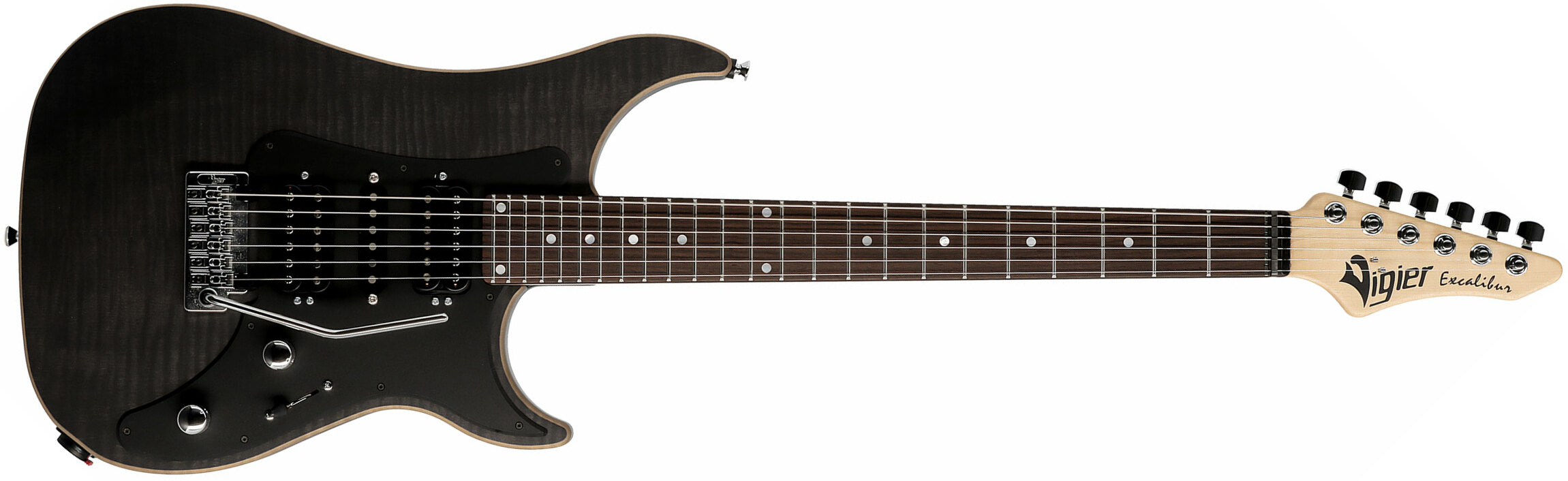 Vigier Excalibur Special Hsh Trem Rw - Black Diamond Matte - Str shape electric guitar - Main picture