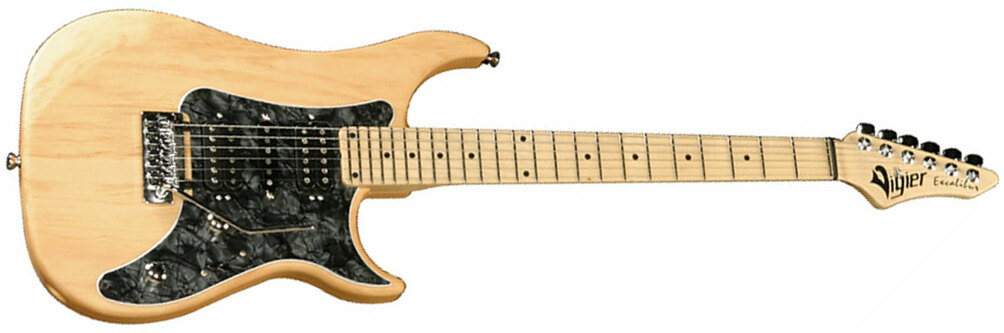 Vigier Excalibur Supra Hsh Trem Mn - Natural Matte - Str shape electric guitar - Main picture