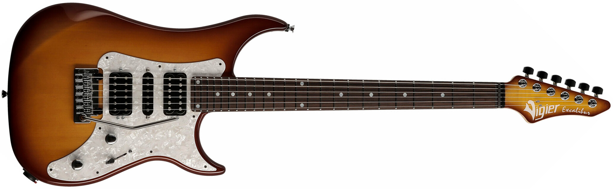 Vigier Excalibur Supraa Hsh Trem Rw - Antique Violin - Str shape electric guitar - Main picture