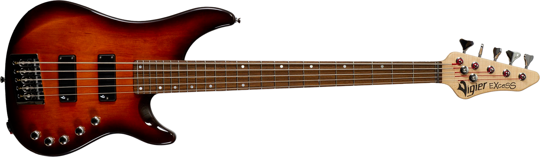 Vigier Excess Original 5c Active Rw - Antique Violin - Solid body electric bass - Main picture