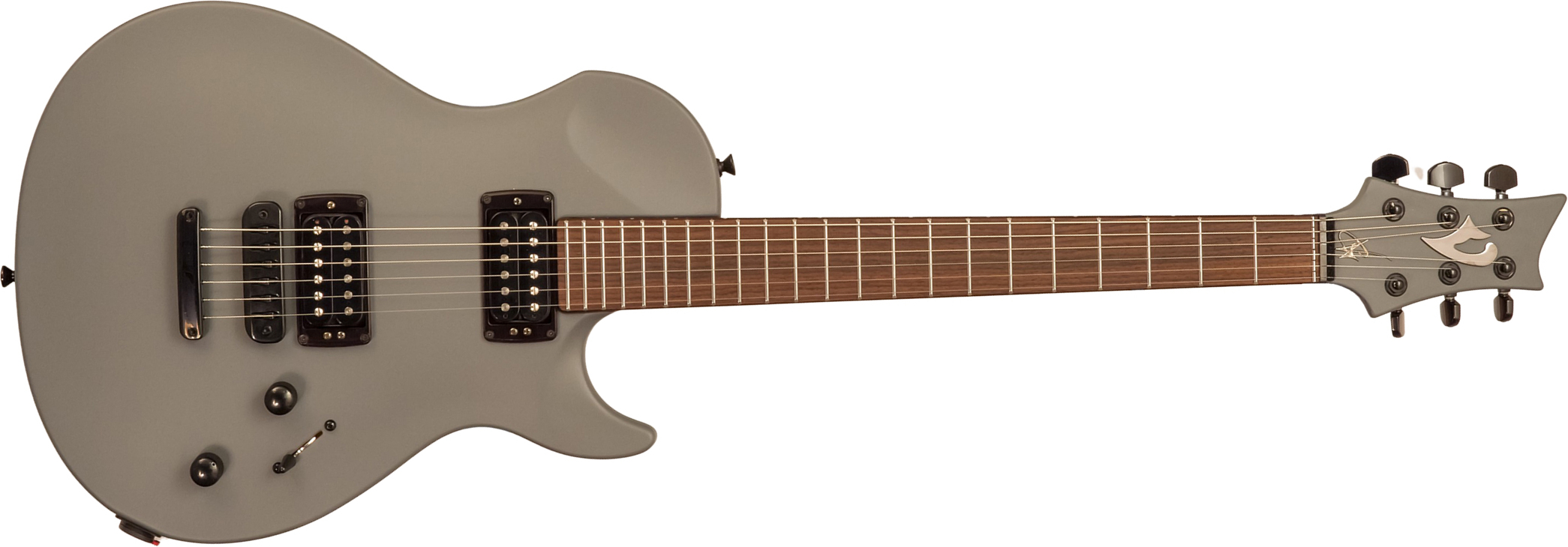 Vigier G.v. Rock 2h Ht Rw - Grey Matter - Single cut electric guitar - Main picture