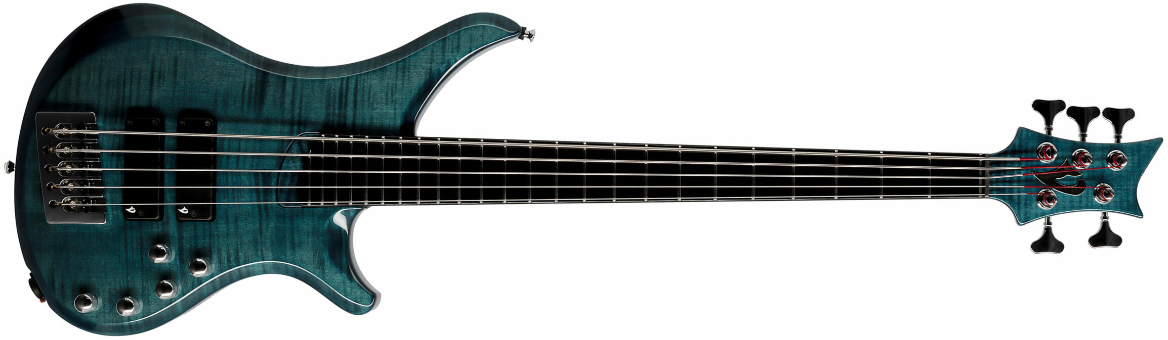 Vigier Passion Iv 5c Active Phe - Deep Blue - Solid body electric bass - Main picture