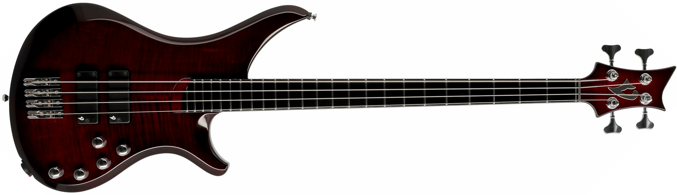 Vigier Passion Iv Active Phe - Deep Burgundy - Solid body electric bass - Main picture