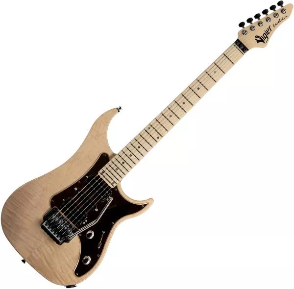 Solid body electric guitar Vigier                         Excalibur Custom HSH (MN) - Natural maple