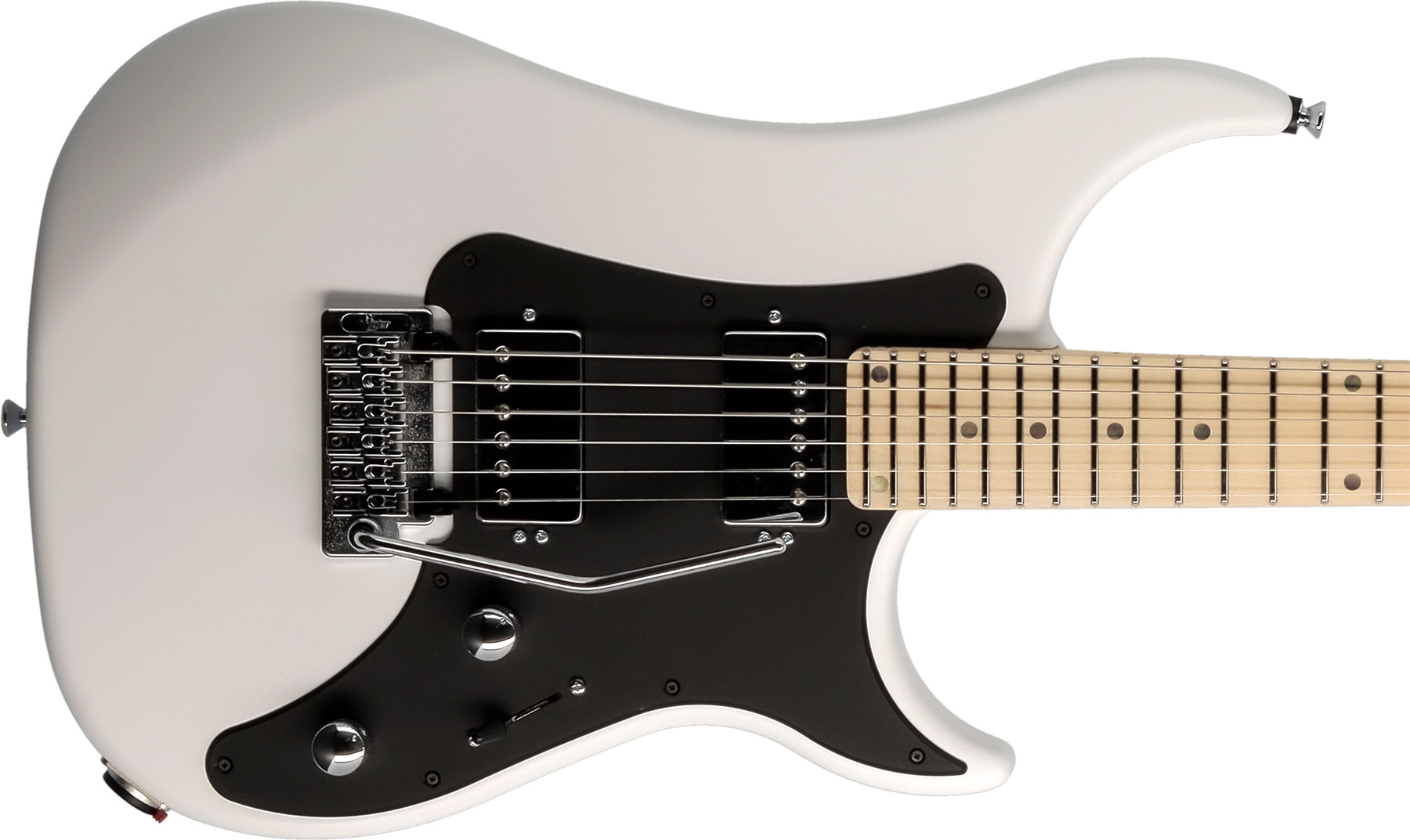 Vigier Excalibur Indus Hh Trem Mn - White - Double cut electric guitar - Variation 2