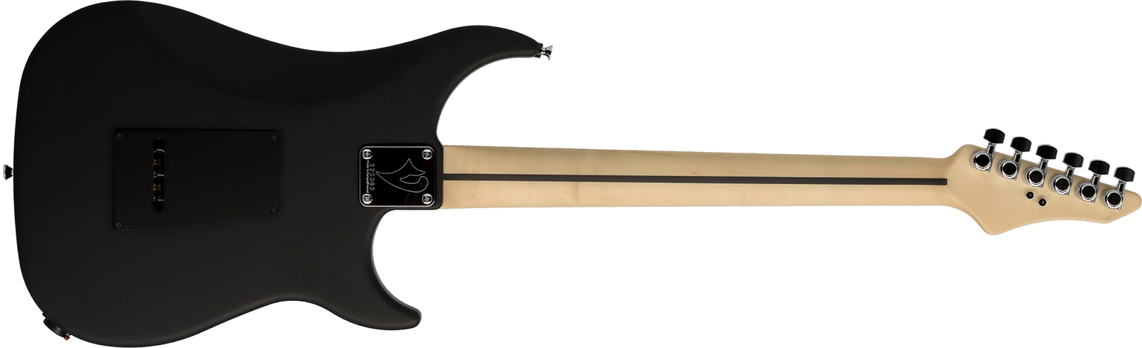 Vigier Excalibur Indus Lh Gaucher 2h Trem Mn - Textured Black - Left-handed electric guitar - Variation 1