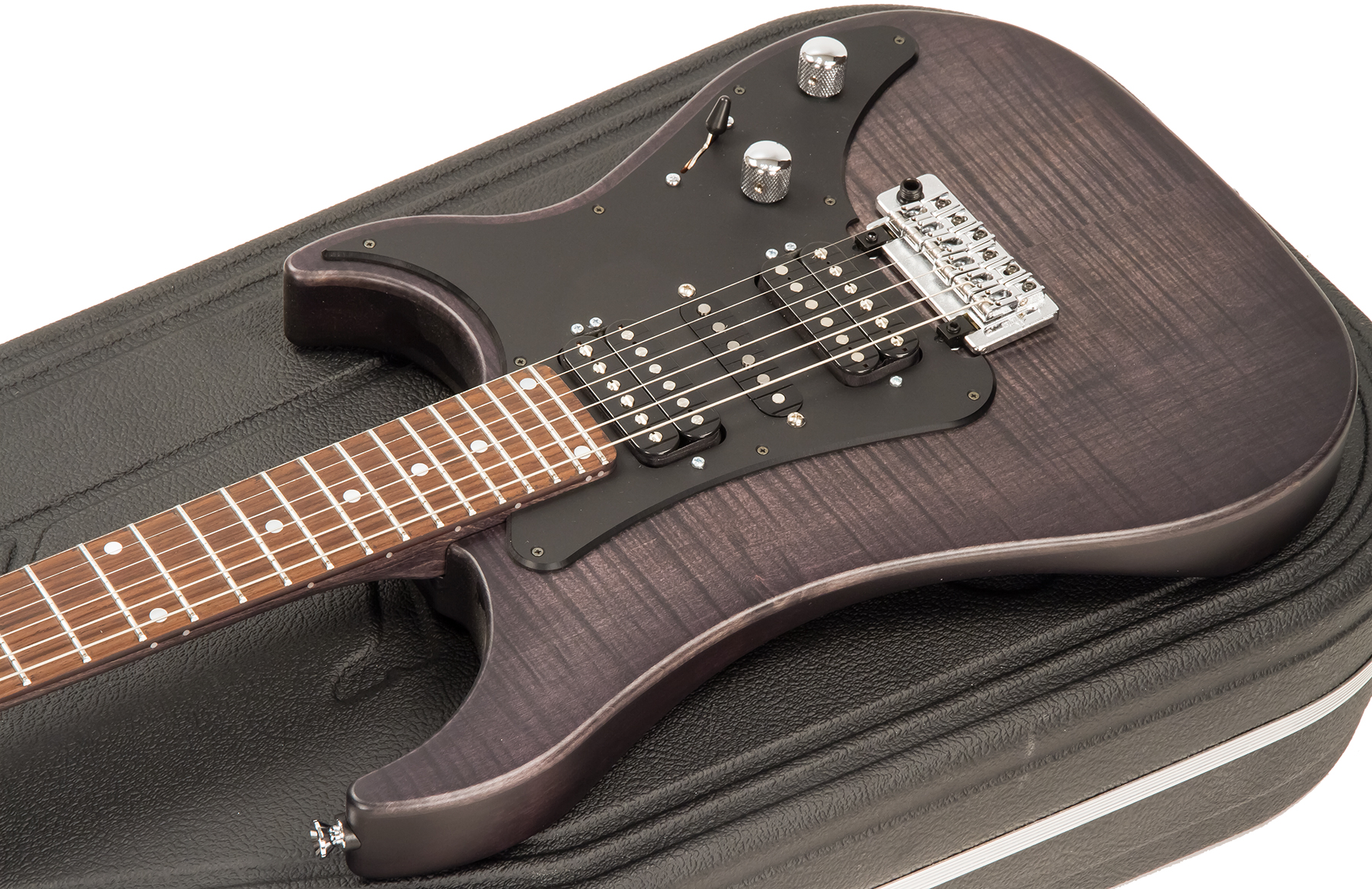 Vigier Excalibur Speciaal Hsh Trem Rw - Velour Noir - Metal electric guitar - Variation 2