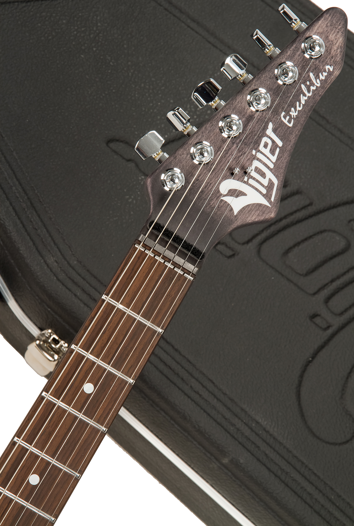 Vigier Excalibur Speciaal Hsh Trem Rw - Velour Noir - Metal electric guitar - Variation 4