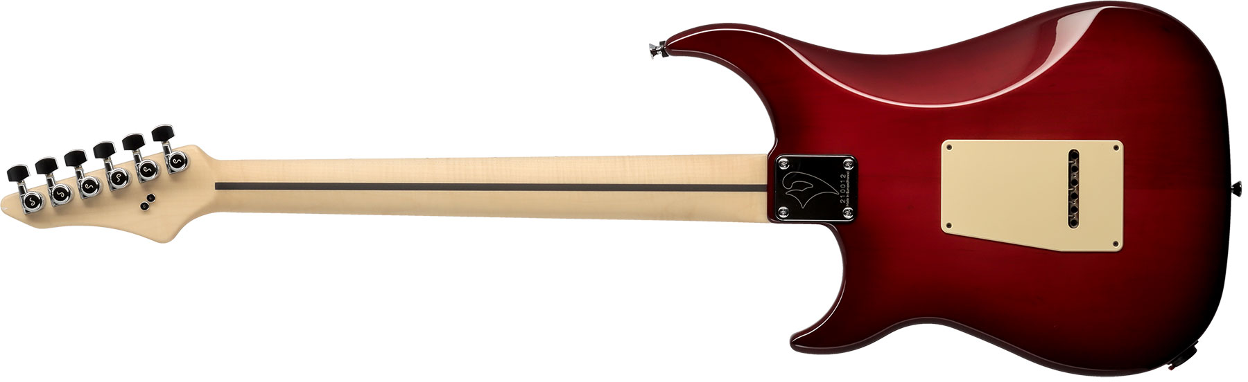 Vigier Excalibur Supraa Hsh Trem Mn - Clear Red - Str shape electric guitar - Variation 1