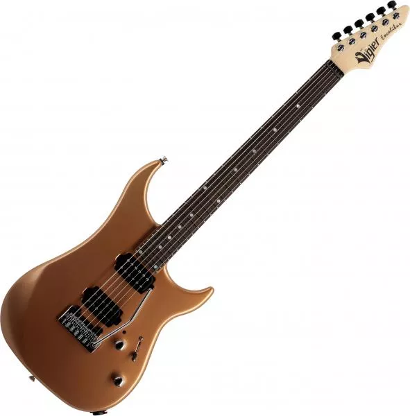 Solid body electric guitar Vigier                         Excalibur Thirteen - Monarchy gold