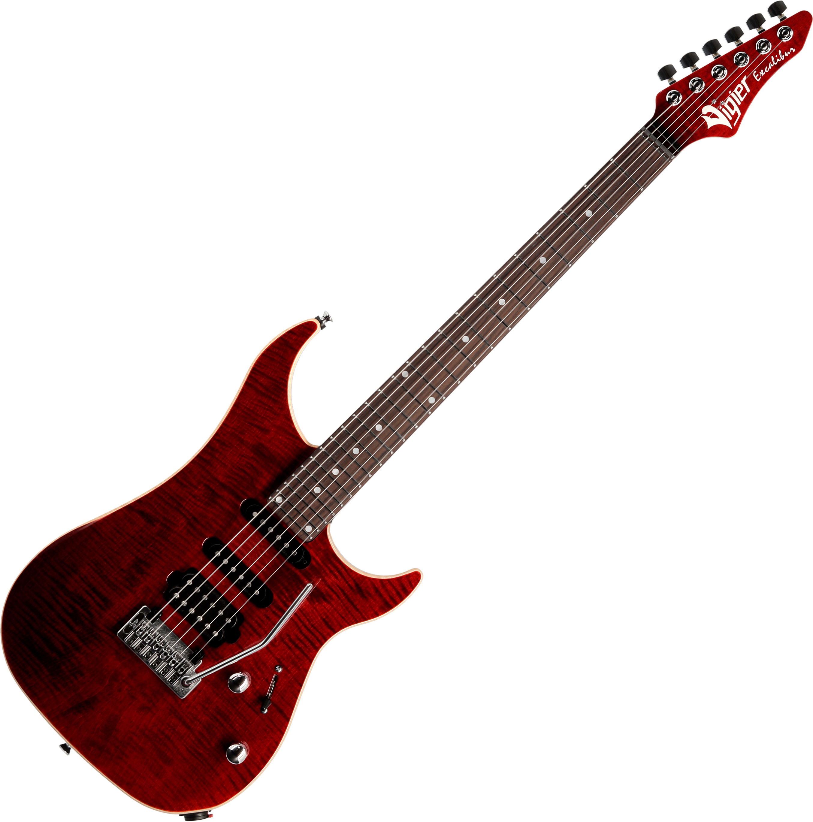 Vigier Excalibur Ultra Blues (HSS, Trem, RW) - ruby Solid body electric ...