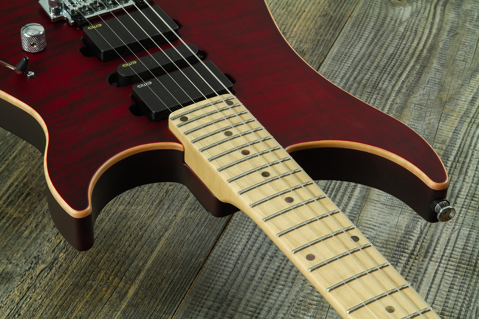 Vigier Excalibur Ultra Hsh Trem Mn - Double Ruby Fade Matte - Str shape electric guitar - Variation 3