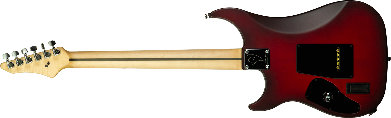 Vigier Excalibur Ultra Hsh Trem Mn - Double Ruby Fade Matte - Str shape electric guitar - Variation 6