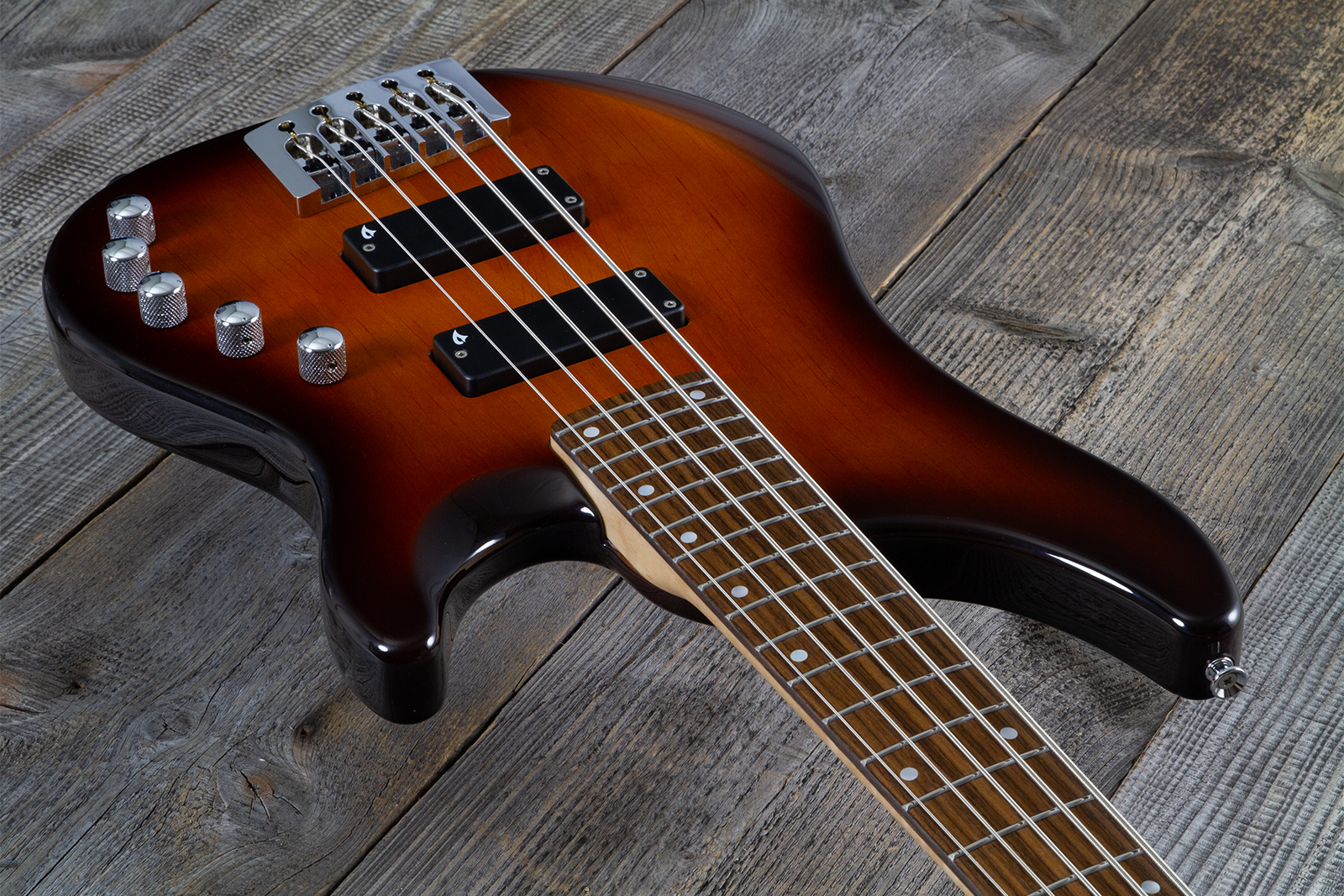 Vigier Excess Original 5c Active Rw - Antique Violin - Solid body electric bass - Variation 2