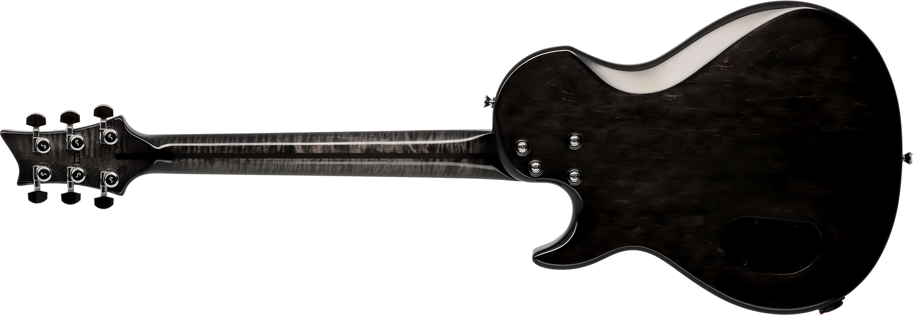 Vigier G.v. Hollow 2h Ht Rw - Ebony Fade - Semi-hollow electric guitar - Variation 1