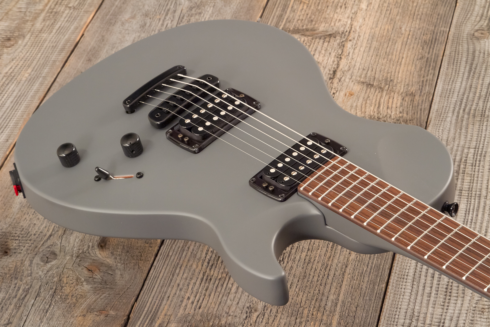 Vigier G.v. Rock 2h Ht Rw - Grey Matter - Single cut electric guitar - Variation 2