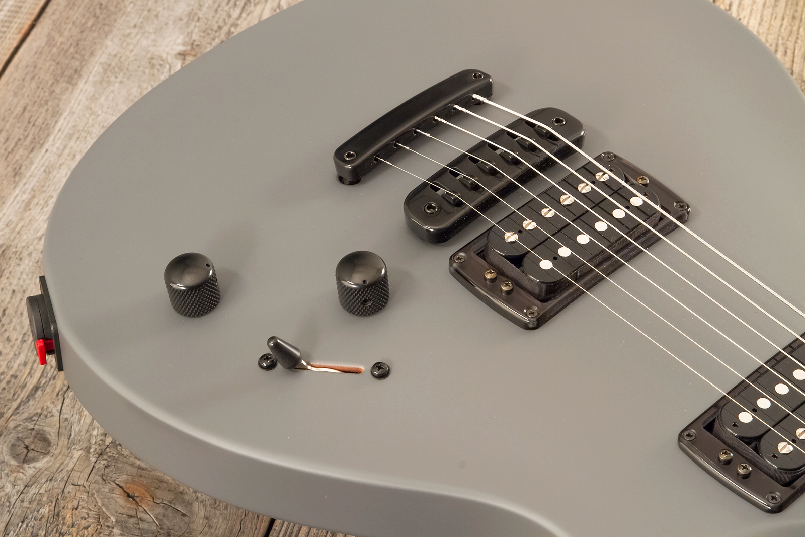 Vigier G.v. Rock 2h Ht Rw - Grey Matter - Single cut electric guitar - Variation 3