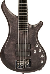 Solid body electric bass Vigier                         Passion IV 5-String - Black diamond