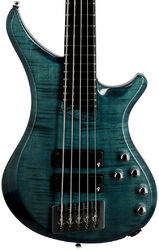 Solid body electric bass Vigier Passion IV 5-String - Deep blue