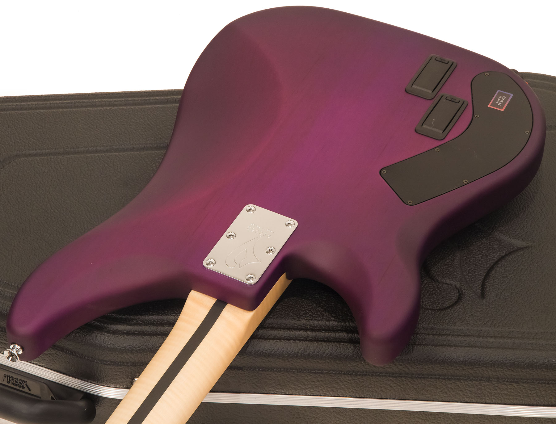 Vigier Roger Glover Excess Original Signature Active Rw - Clear Purple - Solid body electric bass - Variation 3
