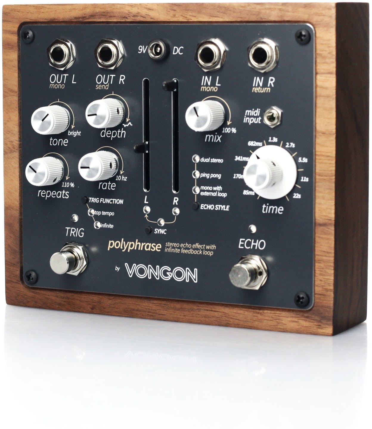 Vongon Polyphrase - Wah & filter effect pedal - Main picture