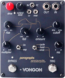 Wah & filter effect pedal Vongon Paragraphs Resonant Lowpass Filter