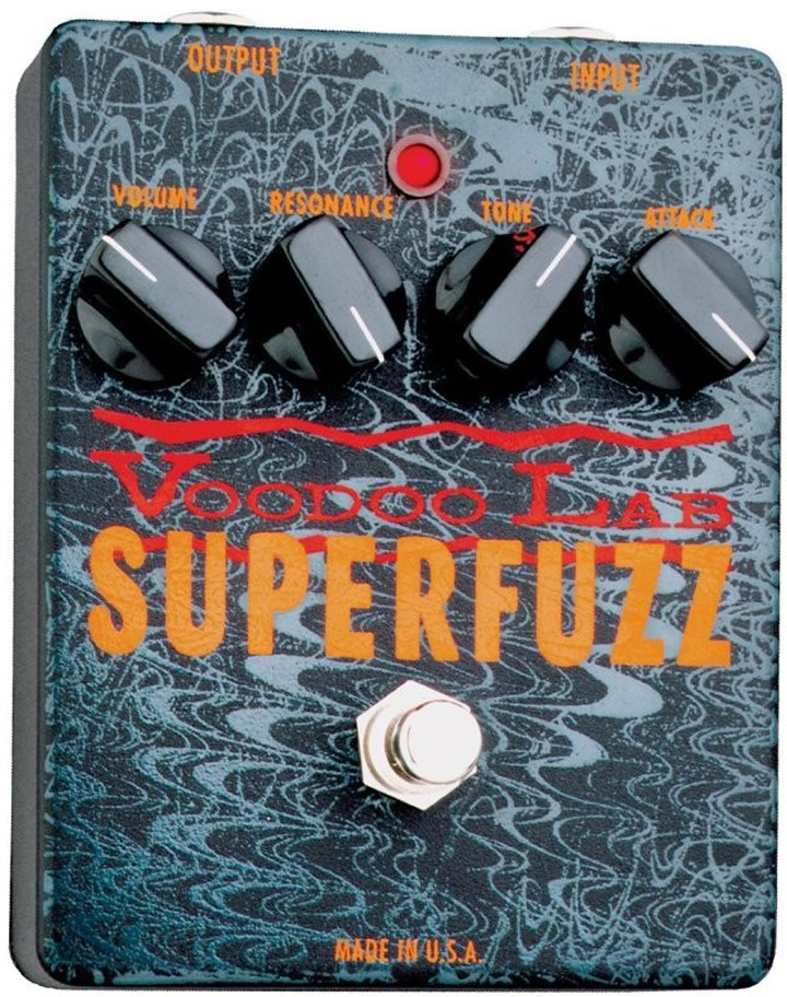 Voodoo lab Superfuzz Overdrive, distortion & fuzz effect pedal