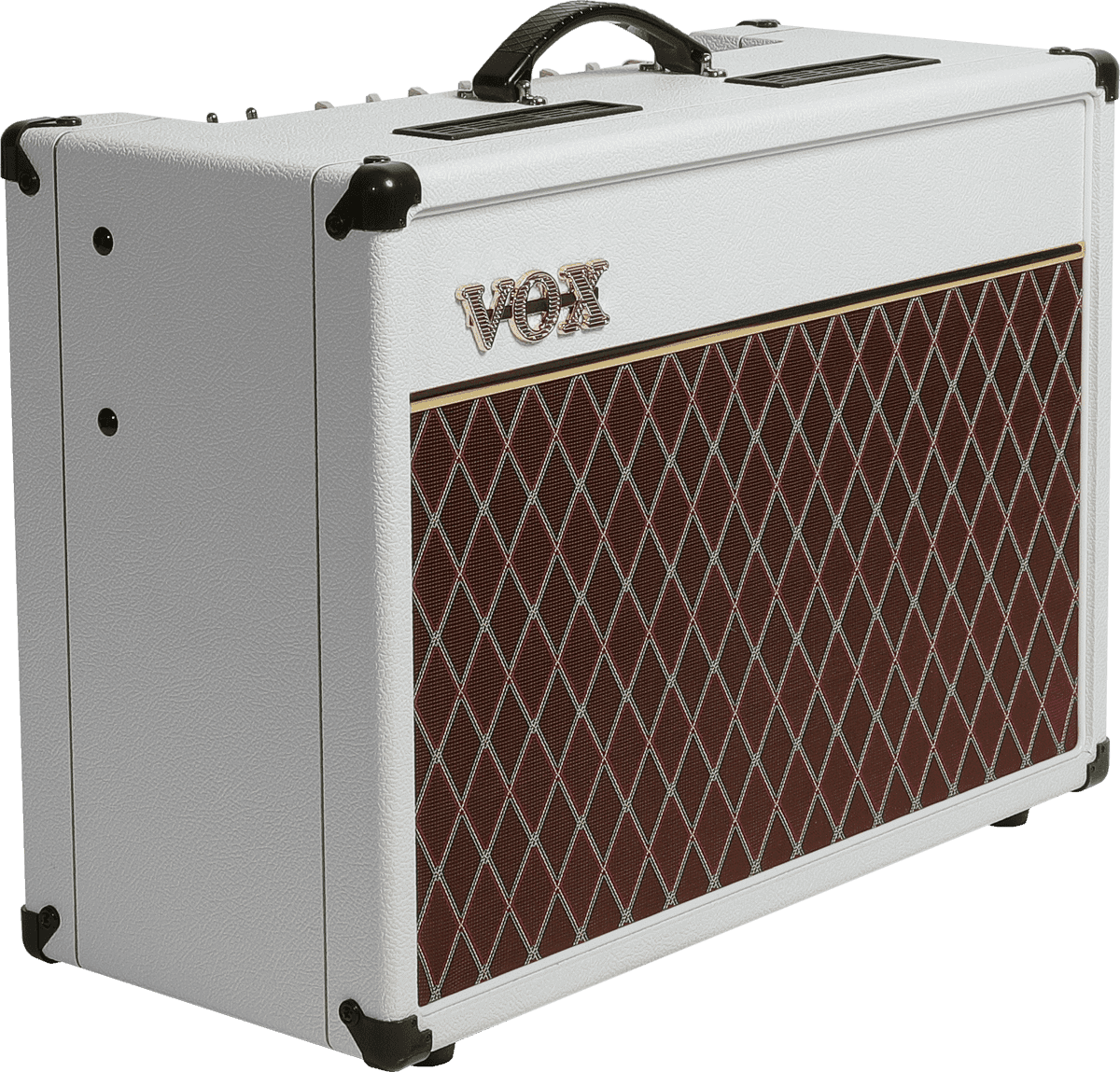 Vox Ac15c1-wb Ltd 15w 1x12 White Bronco - Electric guitar combo amp - Variation 1