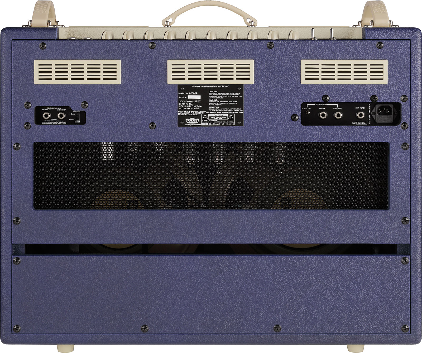 Vox Ac30c2 Ttbc All Tube Ltd 1x12 30w Two-tone Blue & Cream - Electric guitar combo amp - Variation 2