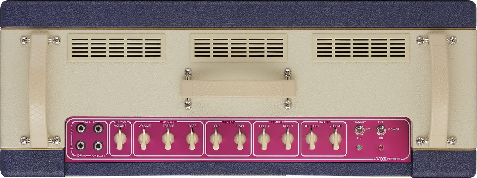 Vox Ac30c2 Ttbc All Tube Ltd 1x12 30w Two-tone Blue & Cream - Electric guitar combo amp - Variation 3