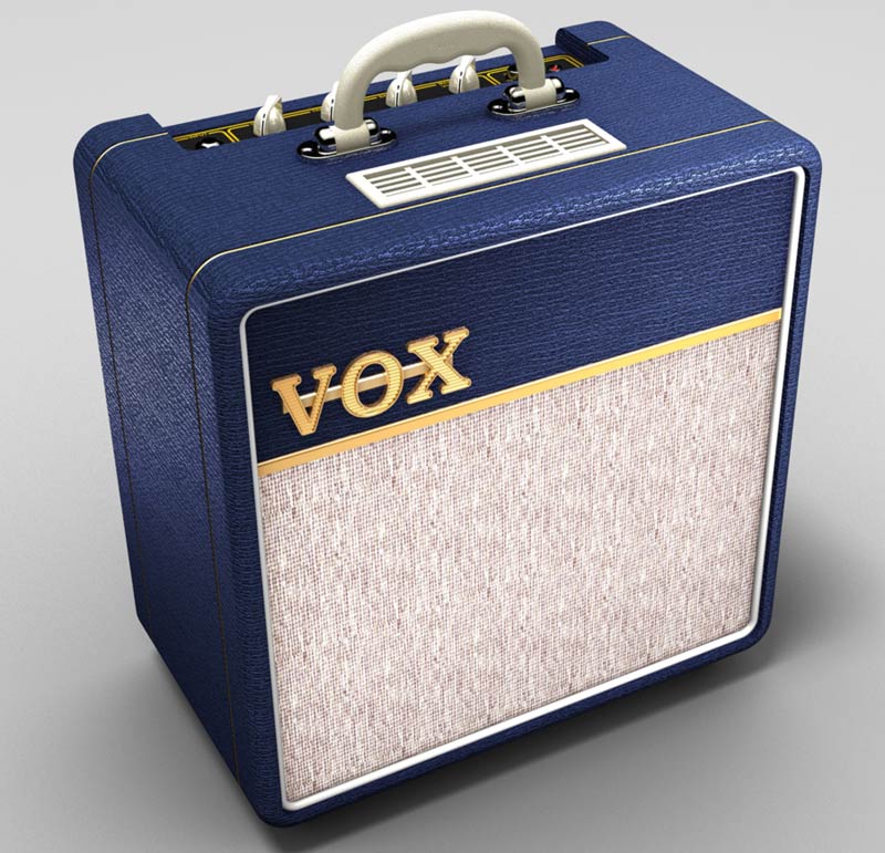 Vox Ac4c1 - Blue - Electric guitar combo amp - Variation 1