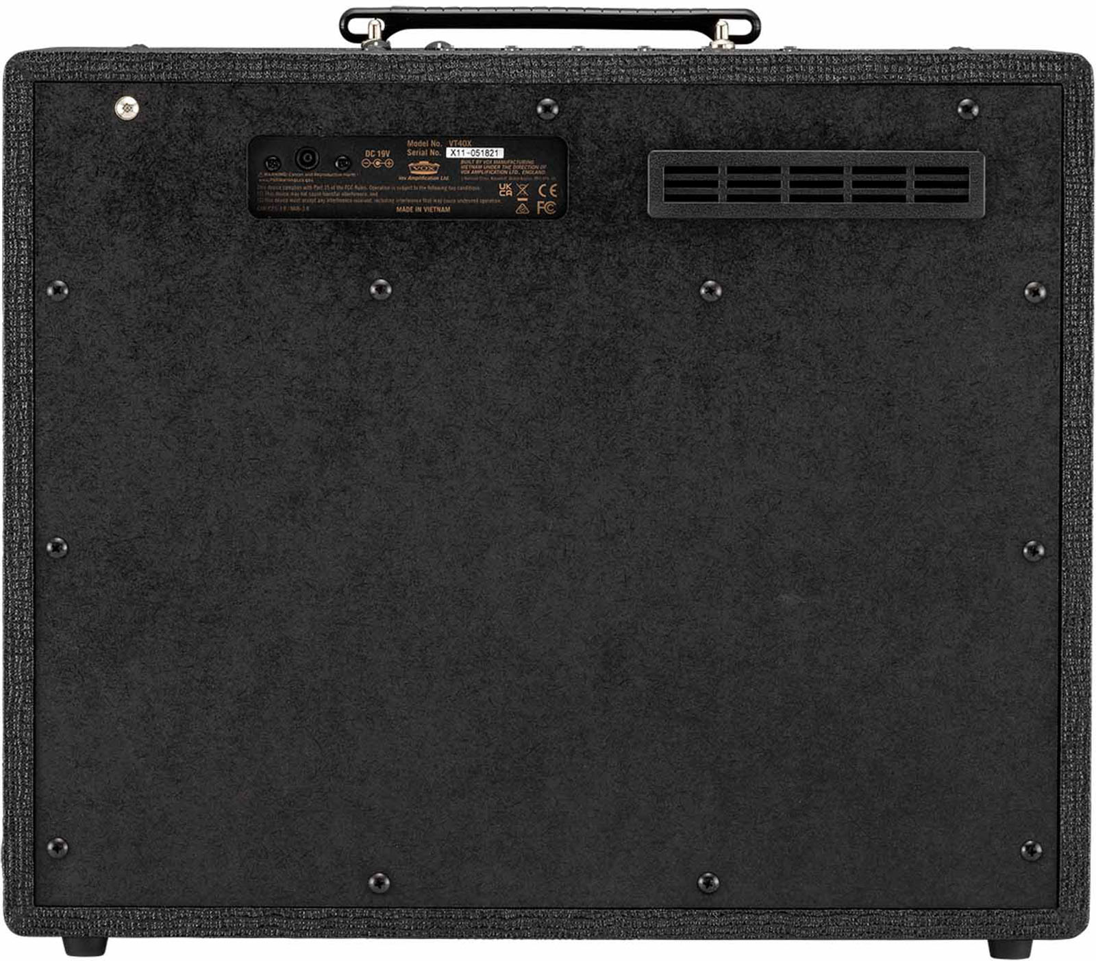 Vox Combo Vt40x Classic Blue - Electric guitar combo amp - Variation 4