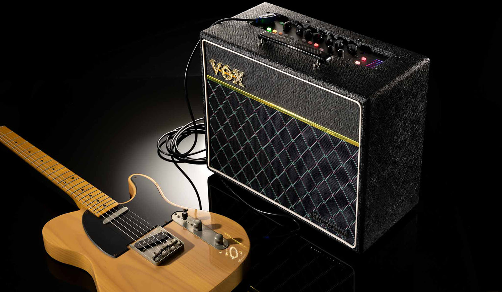 Vox Combo Vt40x Classic Blue - Electric guitar combo amp - Variation 5