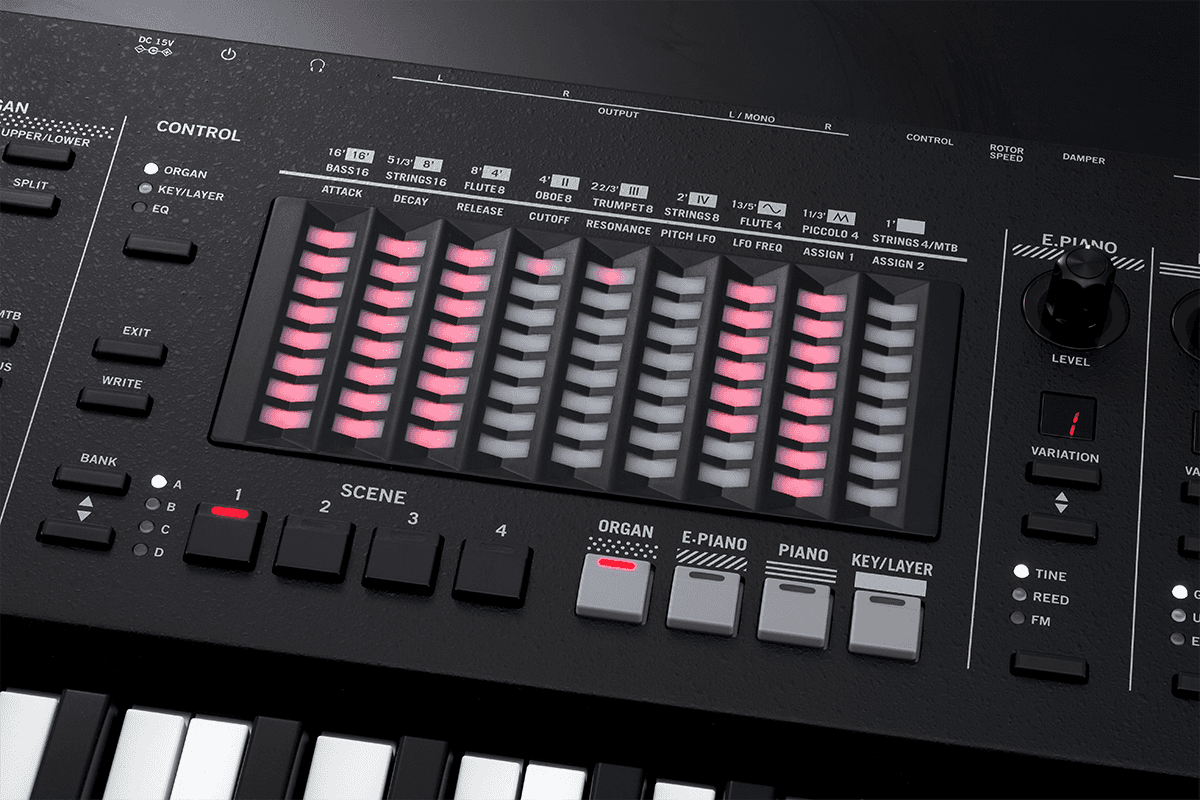 Vox Continental 73 Bk - Stage keyboard - Variation 5