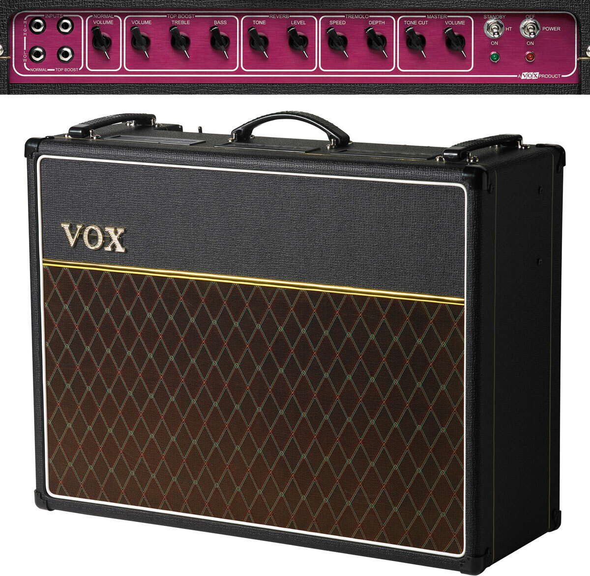 Vox Ac30c2 Custom 30w 2x12 Celestion G12m Greenback - Electric guitar combo amp - Main picture