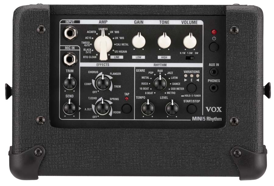 Vox Mini5 Rythm 5w 1x6.5 Black - Electric guitar combo amp - Variation 3