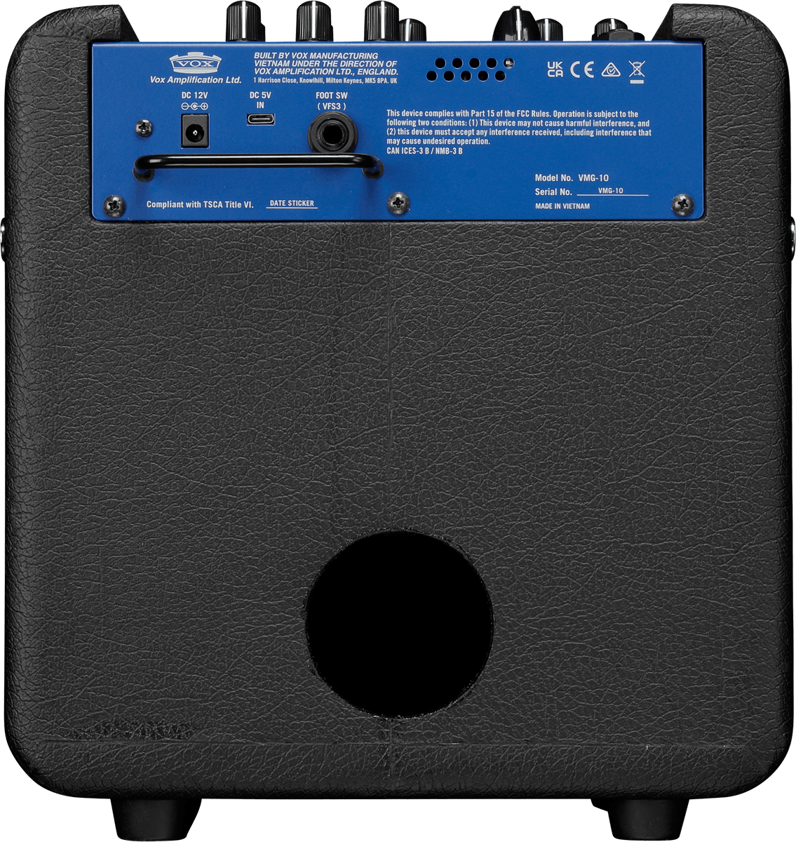 Vox Mini Go 10 Ltd 1x6.5 10w Cobalt Blue - Electric guitar combo amp - Variation 1