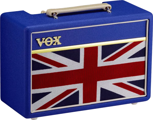 Electric guitar combo amp Vox Pathfinder 10 Ltd - Union Jack Royal Blue