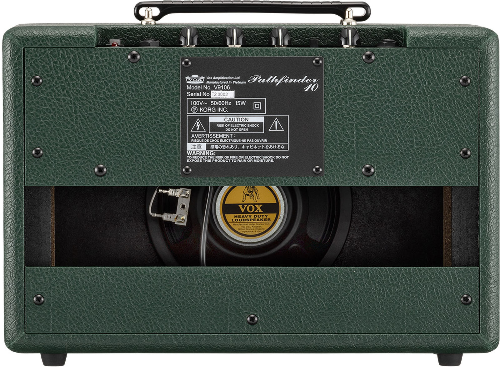 Vox Pathfinder 10w British Racing Green - Electric guitar combo amp - Variation 4